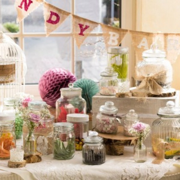 Candy Bar mit Kisten bis 100 Personen