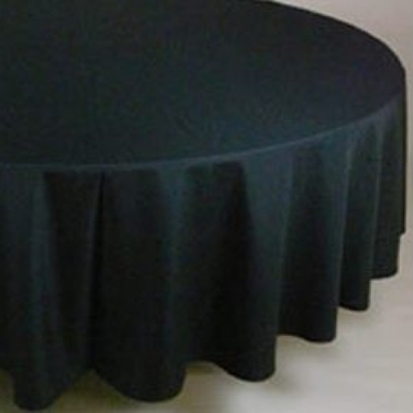 Tischdecke, rund, 280 cm, schwarz 