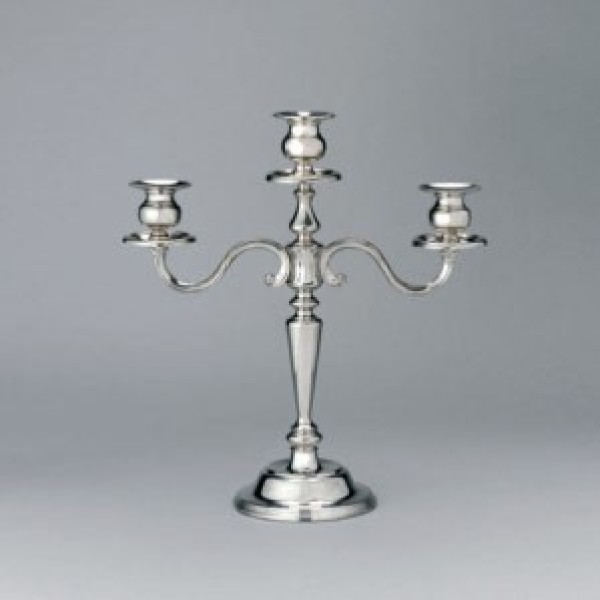 Kerzenleuchter, Silber, 3-armig