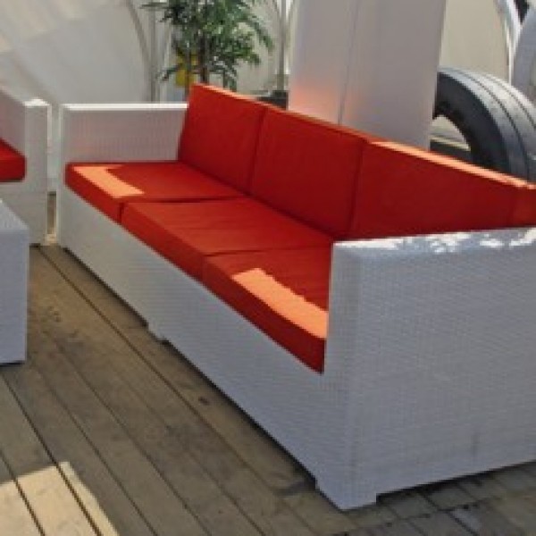 Florenz dreier Sofa