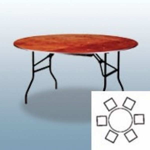 Bankett-Tisch, rund, 122 cm