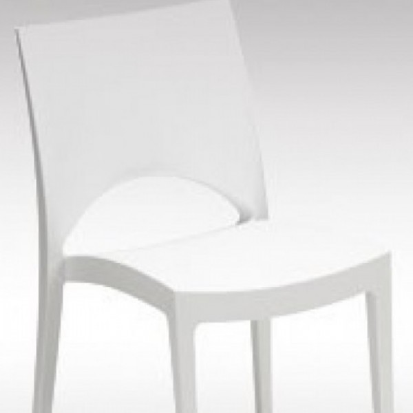 Designerstuhl June, weiß