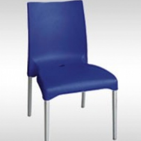 Designerstuhl Florida, blau