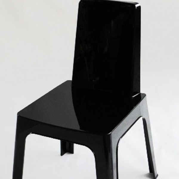 Designerstuhl Shine Black/White