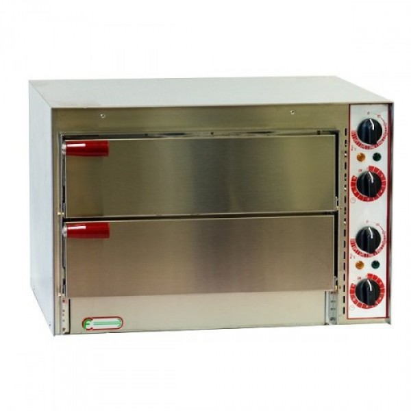 Pizza-Backofen Doppelkammer