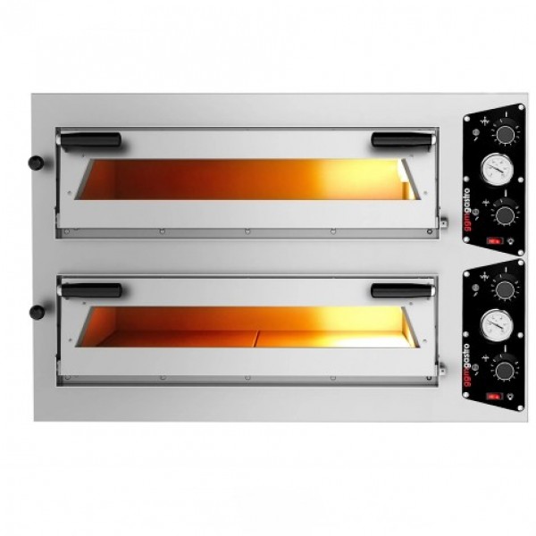 Pizza-Backofen Doppelkammer