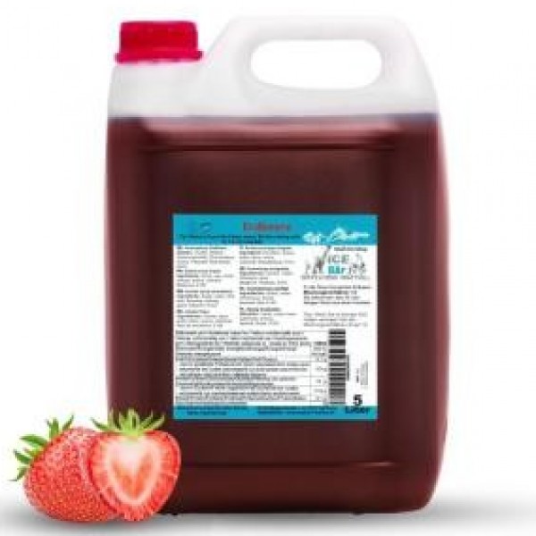  Ice Bär Slush Konzentrat Erdbeere 5 Liter Kanister 