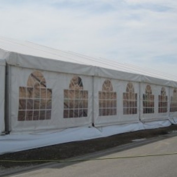 Partyzelt VIP, Grundzelt 16 m x 15 m, inkl. Auf- und Abbau